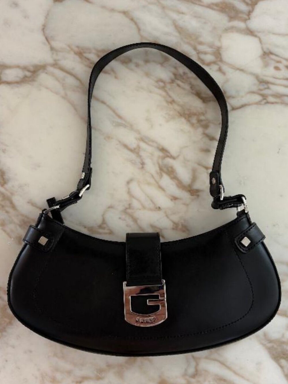 Guess faux-leather mini shoulder bag